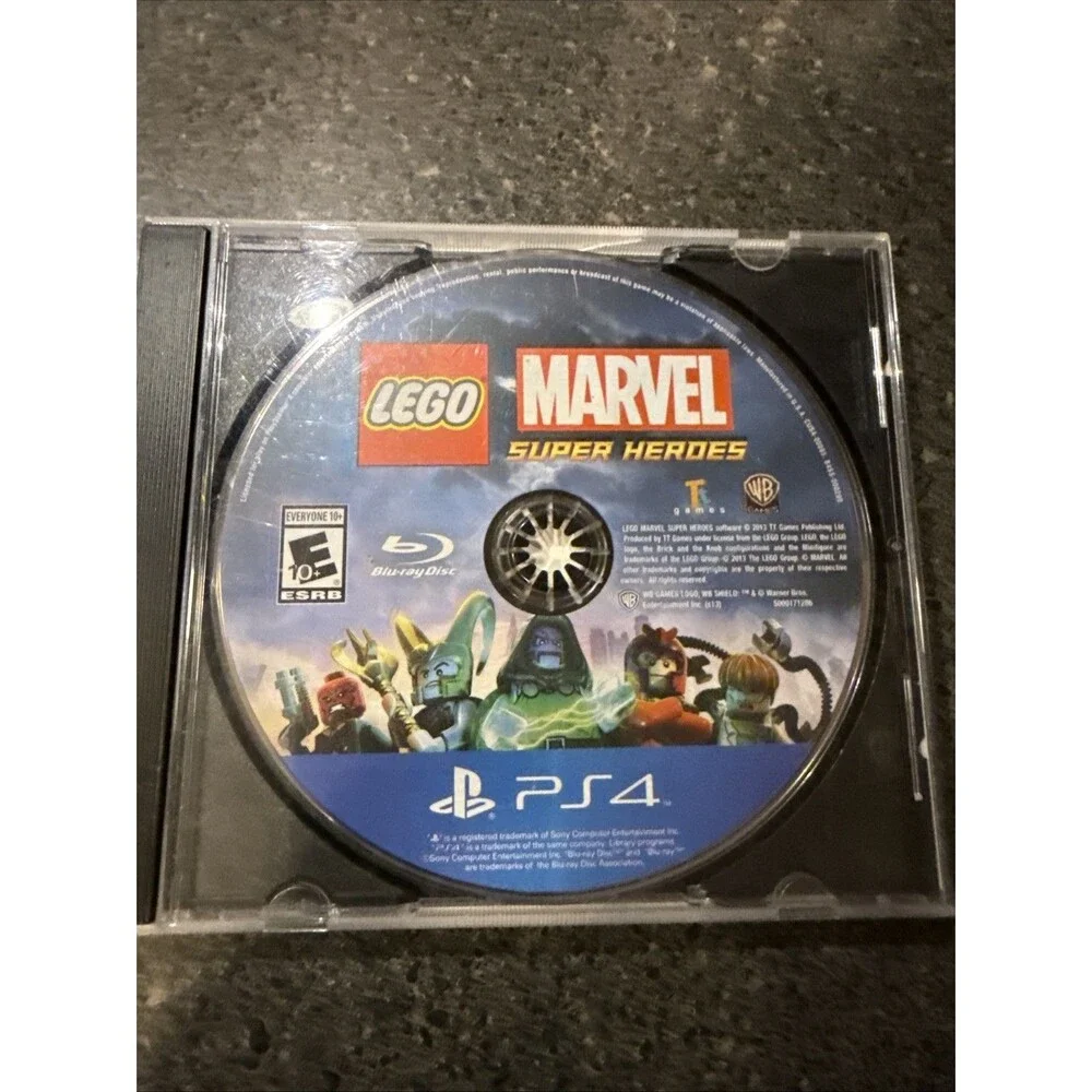 LEGO Marvel Super Heroes PS4 Video Game Action Adventure Superheroes